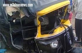  إصابة 4 أشخاص فى حادث تصادم موتوسيكل في توكتوك بالحامول بكفر الشيخ
